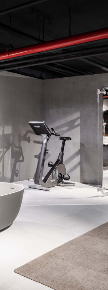 Boffi DePadova News: Boffi Soho hosts the minimalist fitness centre from Technogym